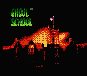 Ghoul School (USA) screen shot title